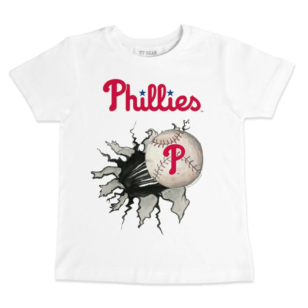 Philadelphia Phillies Tiny Turnip Youth Baseball Tear T-Shirt | MLB Outlet
