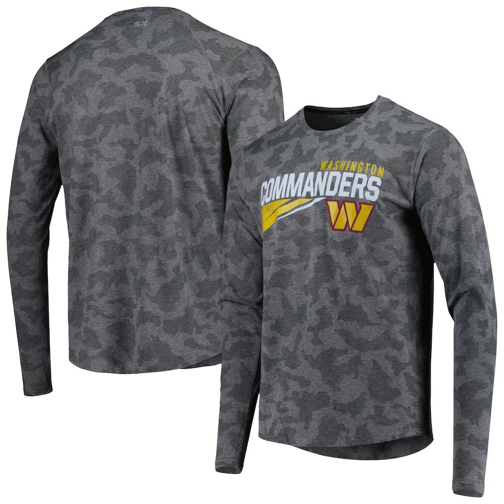 Washington Commanders  MSX by Michael Strahan Camo Long Sleeve T-Shirt