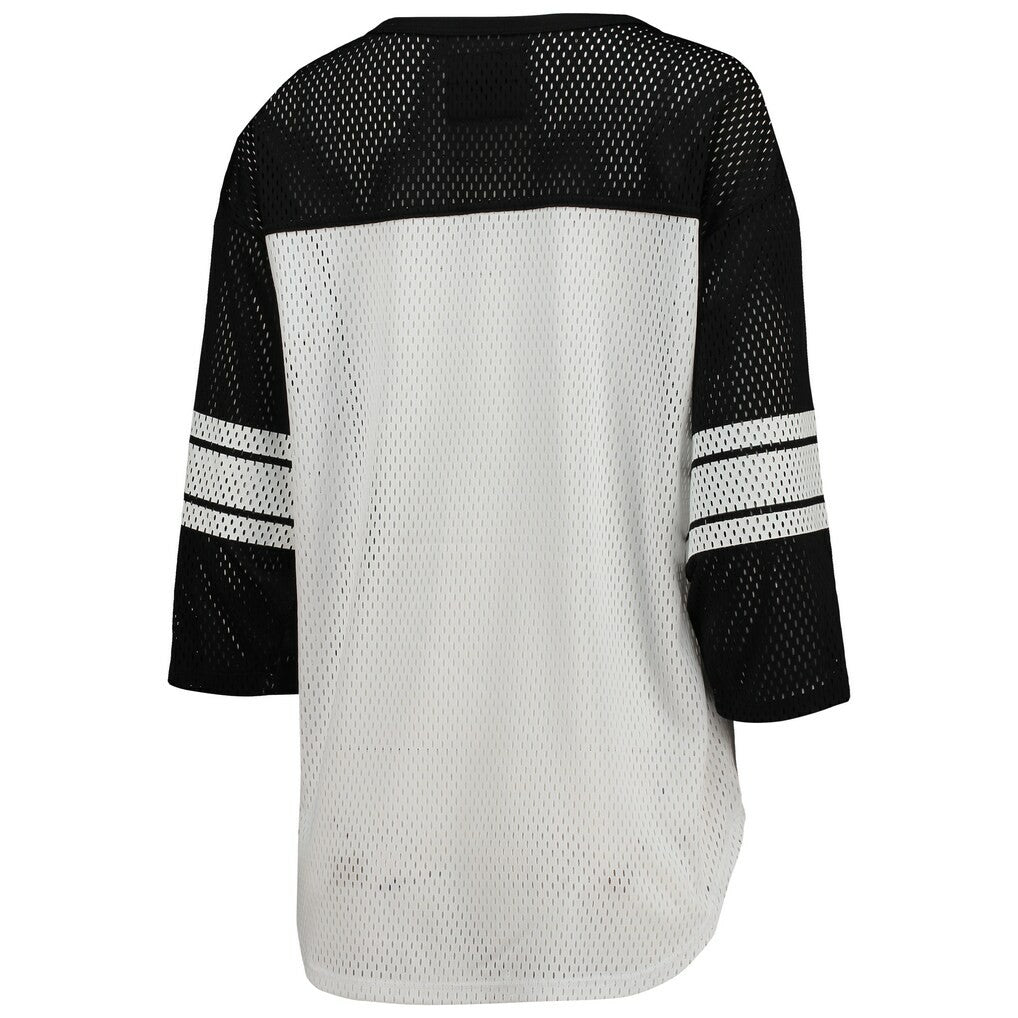 Washington Commanders  G-III 4Her by Carl Banks Women's First Team 3/4-Sleeve Mesh T-Shirt