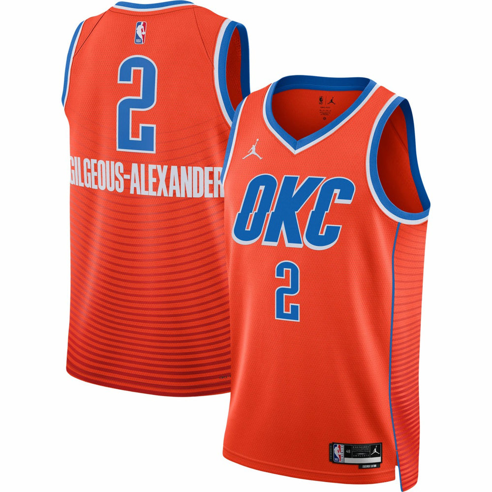 Shai Gilgeous-Alexander Oklahoma City Thunder Jordan Brand Unisex Swingman Jersey New