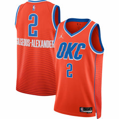 Shai Gilgeous-Alexander Oklahoma City Thunder Jordan Brand Unisex Swingman Jersey New