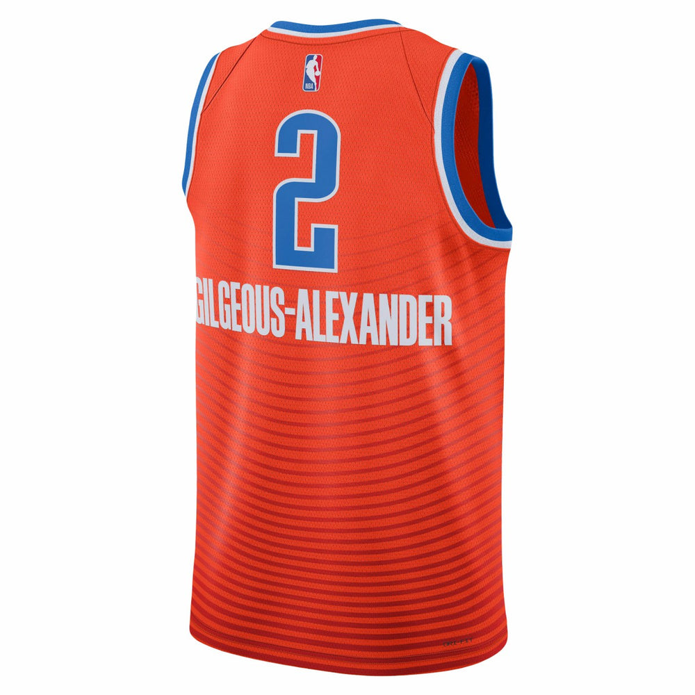 Shai Gilgeous-Alexander Oklahoma City Thunder Jordan Brand Unisex Swingman Jersey New