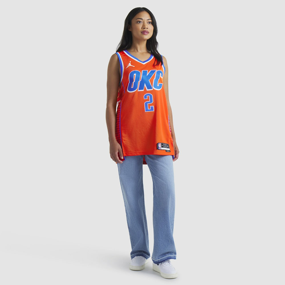 Shai Gilgeous-Alexander Oklahoma City Thunder Jordan Brand Unisex Swingman Jersey New