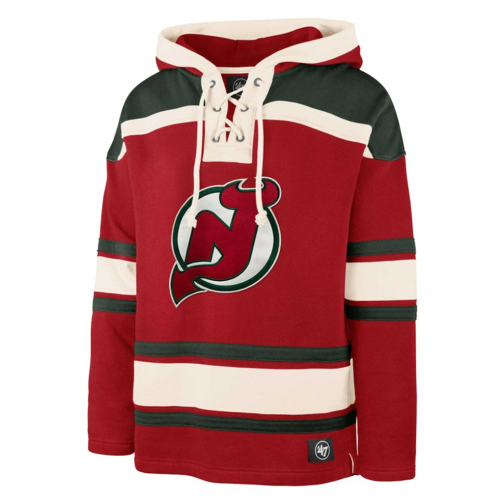 Martin Brodeur New Jersey Devils '47 Retired Player Name & Number Lacer Pullover Hoodie Discount