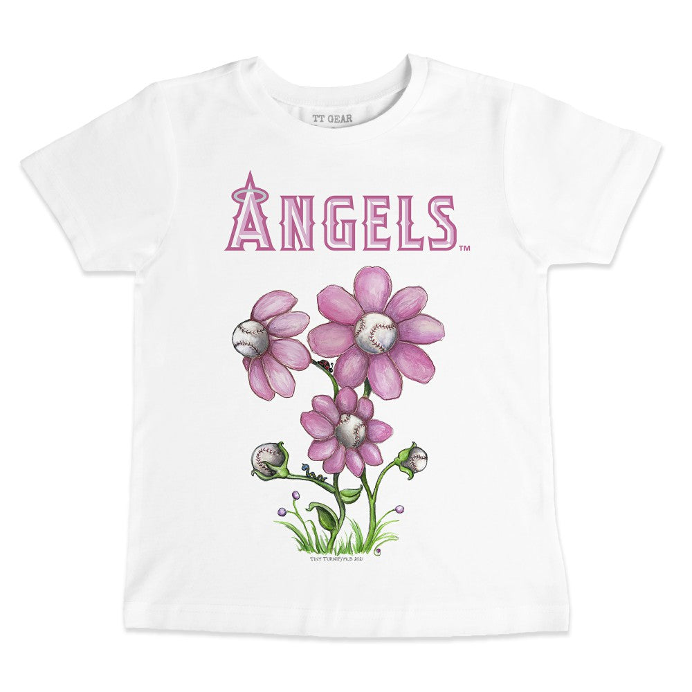 Los Angeles Angels Tiny Turnip Youth Blooming Baseballs T-Shirt | MLB For sale
