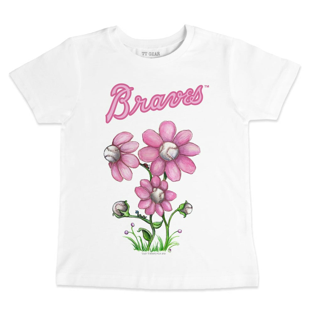 Atlanta Braves Tiny Turnip Youth Blooming Baseballs T-Shirt | MLB Shop
