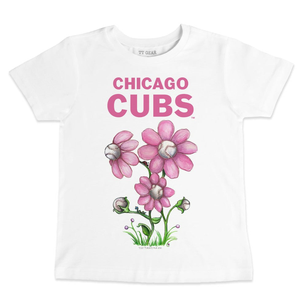Chicago Cubs Tiny Turnip Youth Blooming Baseballs T-Shirt | MLB Discount