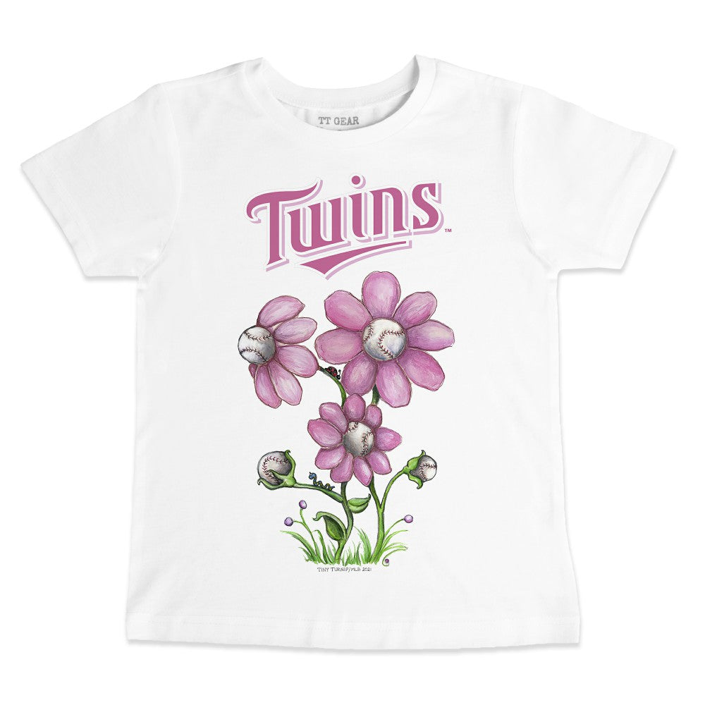 Minnesota Twins Tiny Turnip Youth Blooming Baseballs T-Shirt | MLB Outlet