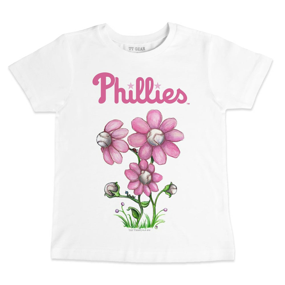 Philadelphia Phillies Tiny Turnip Youth Blooming Baseballs T-Shirt | MLB On Sale
