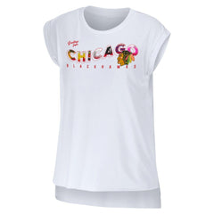 Chicago Blackhawks WEAR by Erin Andrews Women's Greetings From Muscle T-Shirt Online