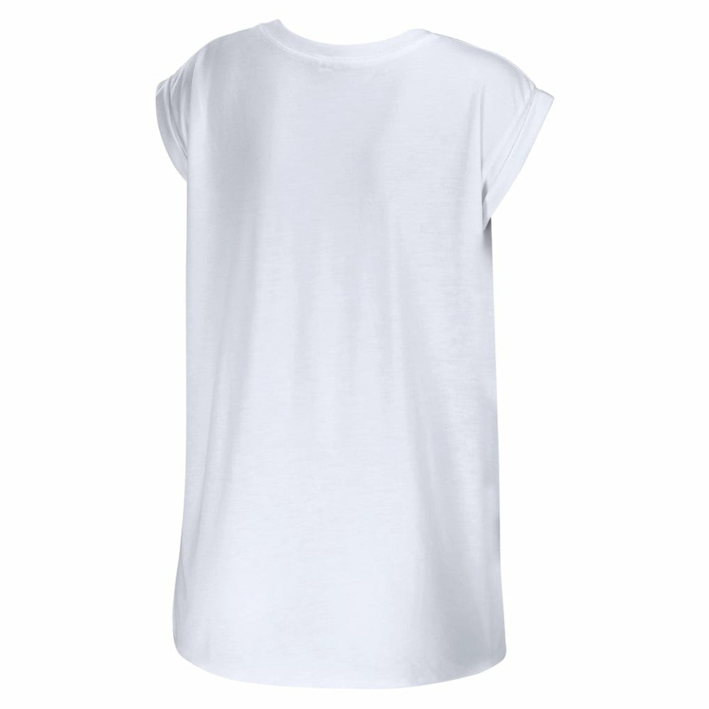 Toronto Maple Leafs WEAR by Erin Andrews Women's Greetings From Muscle T-Shirt For Sale