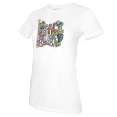 Milwaukee Brewers Tiny Turnip Women's Peace Love Baseball T-Shirt | MLB Shop
