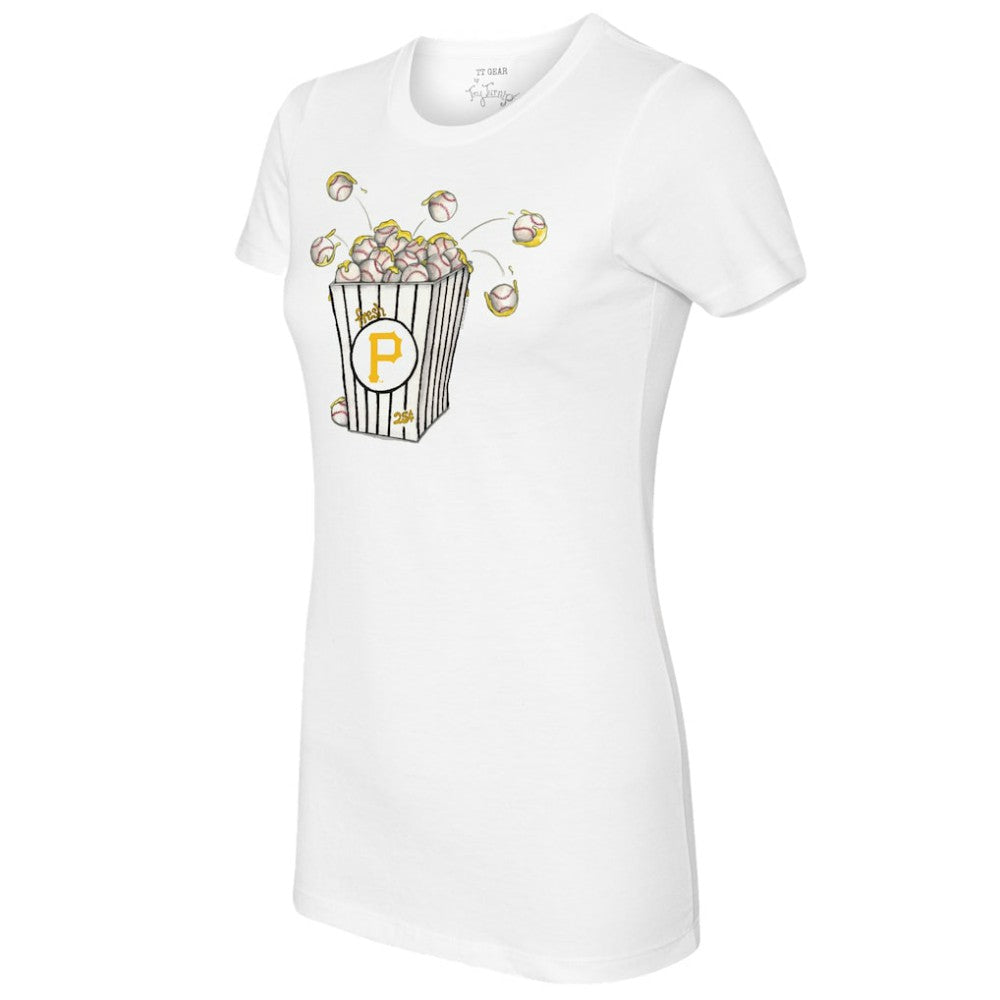 Pittsburgh Pirates Tiny Turnip Women's Popcorn T-Shirt | MLB Shop