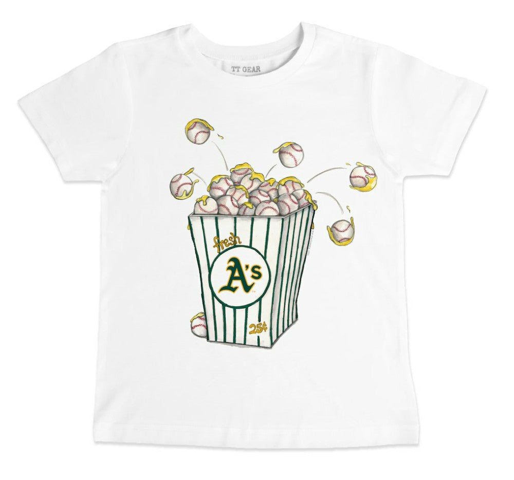 Athletics Tiny Turnip Youth Popcorn T-Shirt | MLB On Sale