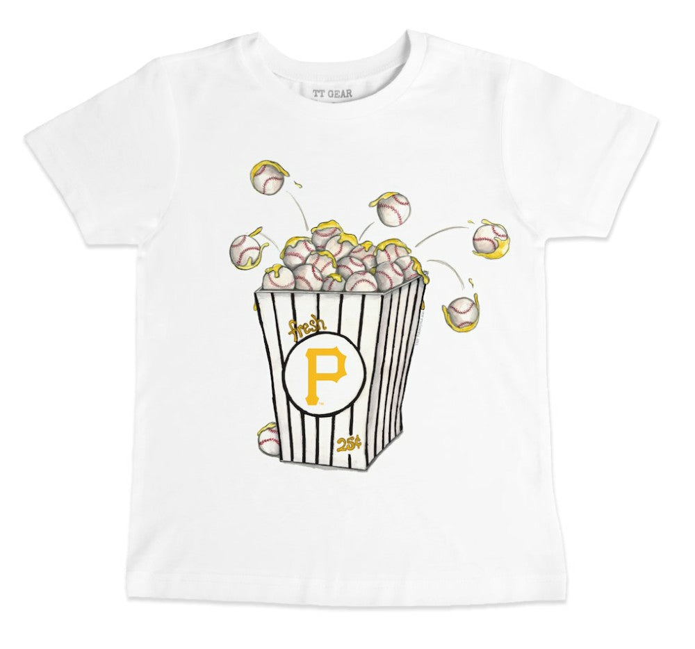 Pittsburgh Pirates Tiny Turnip Youth Popcorn T-Shirt | MLB US
