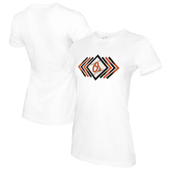 Baltimore Orioles Tiny Turnip Women's Prism Arrows T-Shirt | MLB On Sale