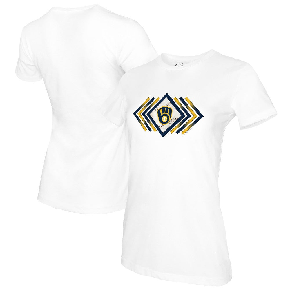Milwaukee Brewers Tiny Turnip Women's Prism Arrows T-Shirt | MLB Near me