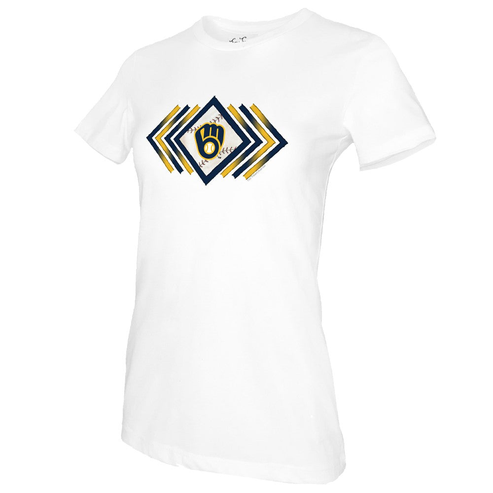 Milwaukee Brewers Tiny Turnip Women's Prism Arrows T-Shirt | MLB Near me