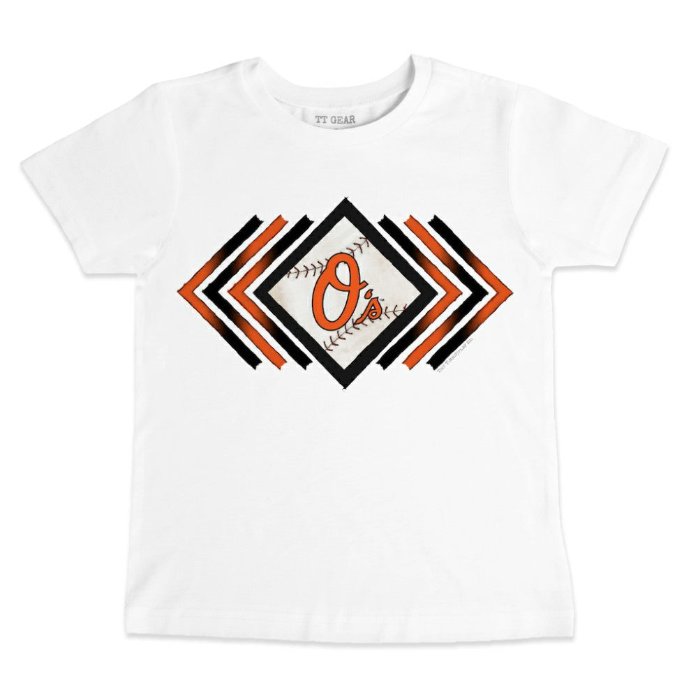 Baltimore Orioles Tiny Turnip Youth Prism Arrows T-Shirt | MLB Outlet