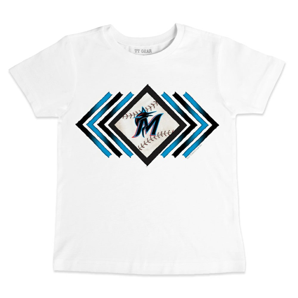 Miami Marlins Tiny Turnip Youth Prism Arrows T-Shirt | MLB Outlet