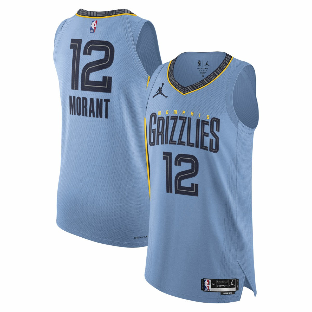 Ja Morant Memphis Grizzlies Jordan Brand Authentic Player Jersey For Sale