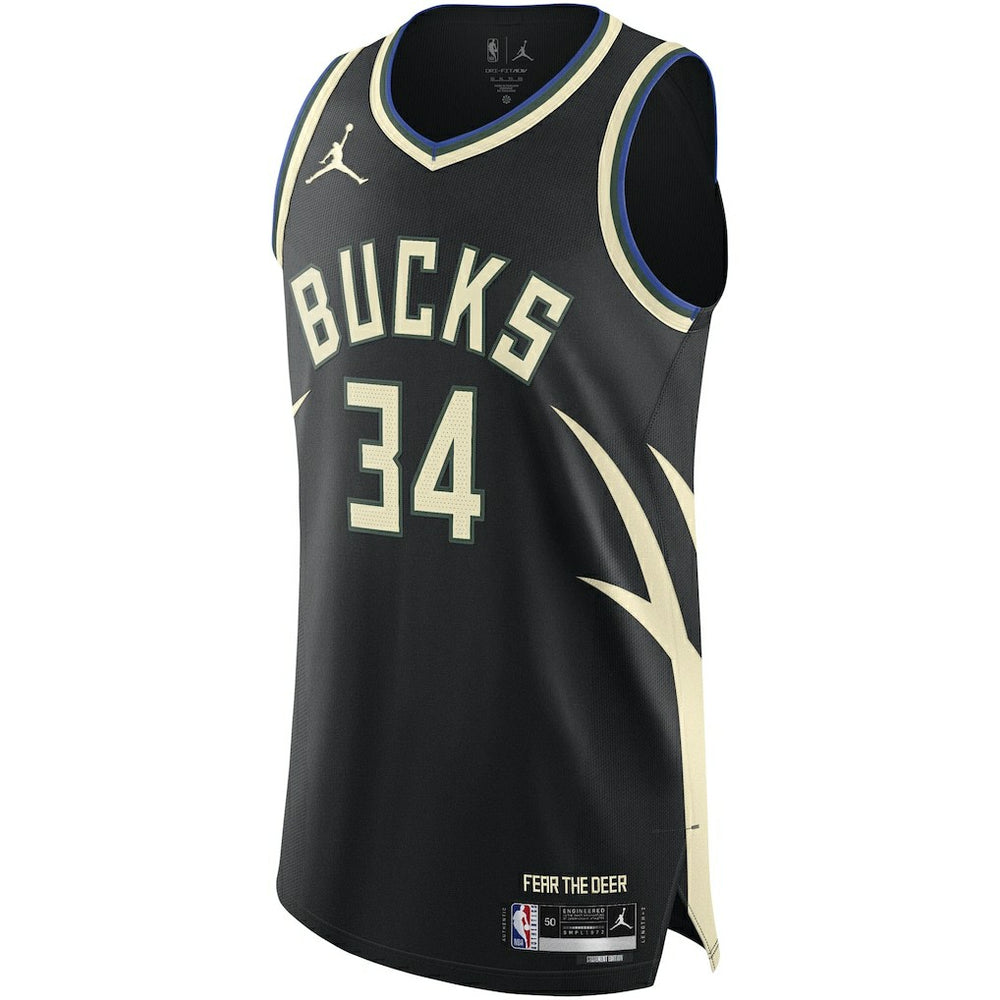Giannis Antetokounmpo Milwaukee Bucks Jordan Brand Authentic Player Jersey Online