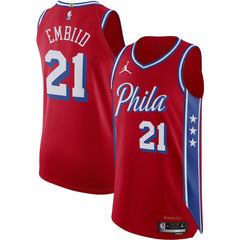 Joel Embiid Philadelphia 76ers Jordan Brand Authentic Player Jersey On Sale