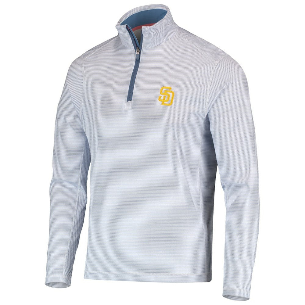 San Diego Padres Vineyard Vines Sankaty Quarter-Zip Sweatshirt | MLB Outlet
