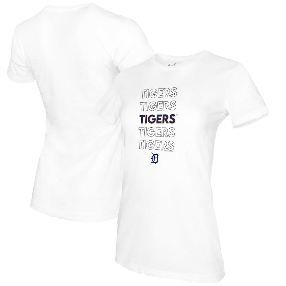 Detroit Tigers Tiny Turnip Women's Stacked T-Shirt | MLB Near me