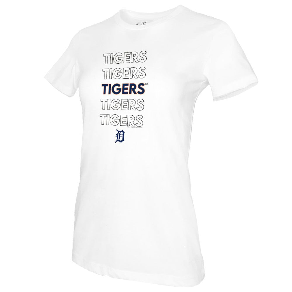 Detroit Tigers Tiny Turnip Women's Stacked T-Shirt | MLB Near me