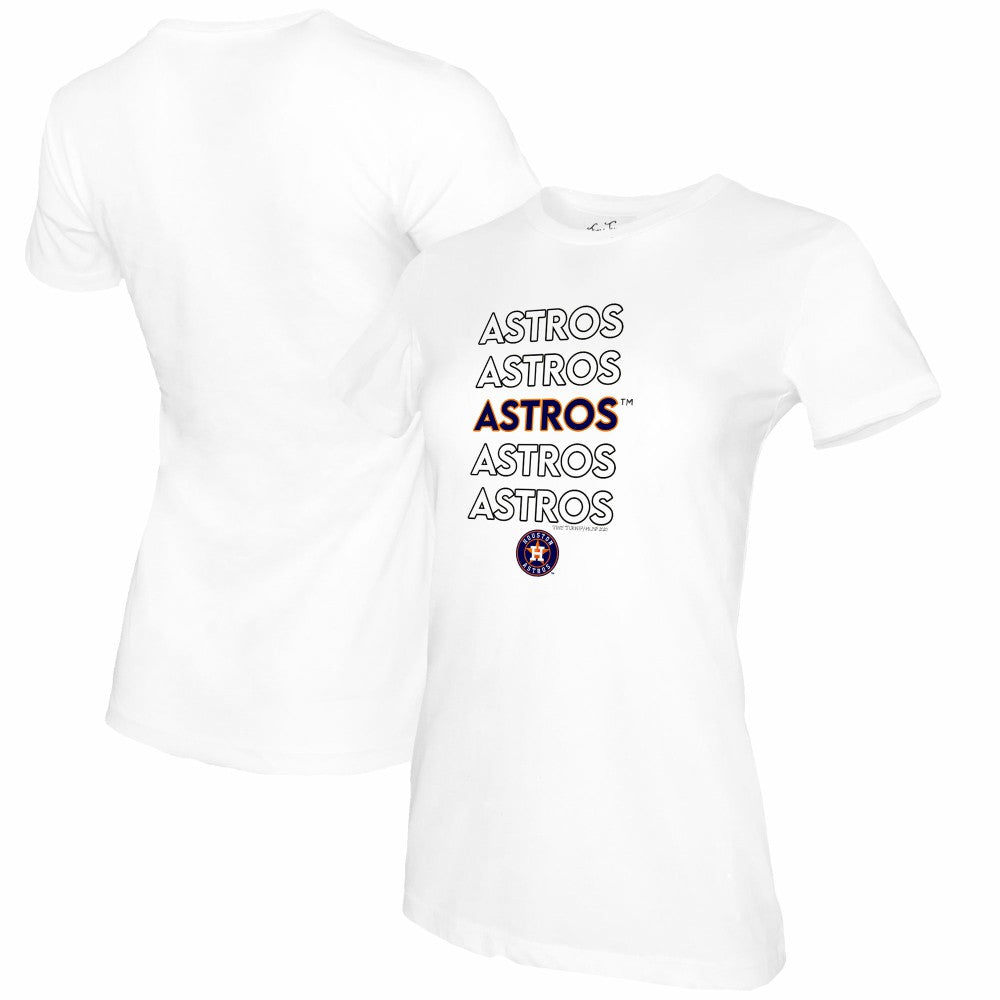 Houston Astros Tiny Turnip Women's Stacked T-Shirt | MLB Shop