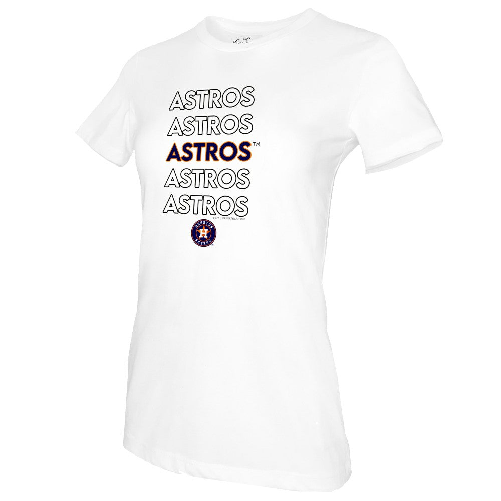 Houston Astros Tiny Turnip Women's Stacked T-Shirt | MLB Shop