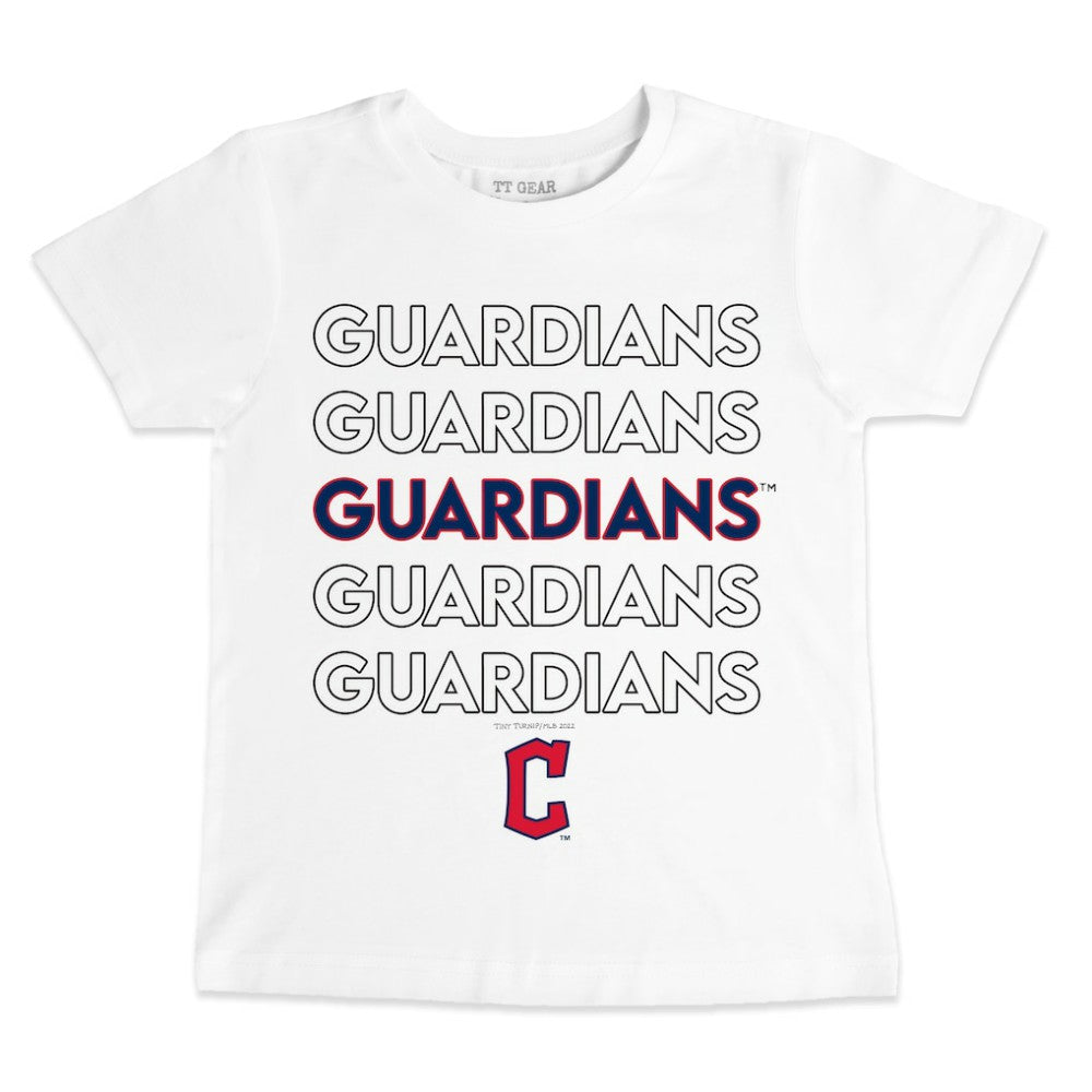 Cleveland Guardians Tiny Turnip Youth Stacked T-Shirt | MLB Discount