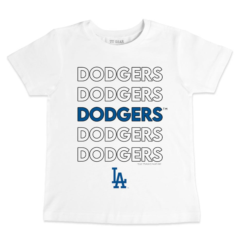 Los Angeles Dodgers Tiny Turnip Youth Stacked T-Shirt | MLB Outlet