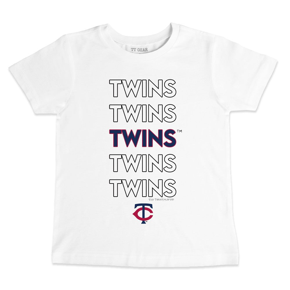 Minnesota Twins Tiny Turnip Youth Stacked T-Shirt | MLB Discount