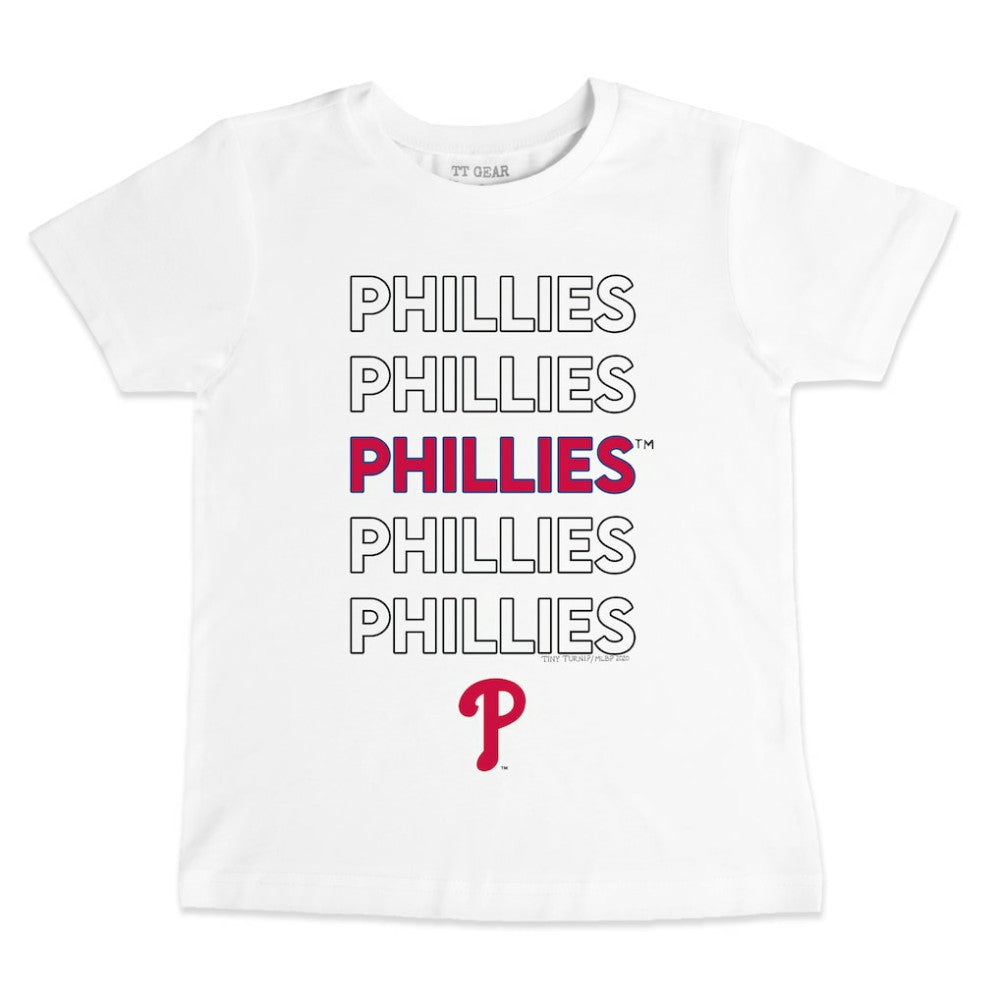 Philadelphia Phillies Tiny Turnip Youth Stacked T-Shirt | MLB Shop