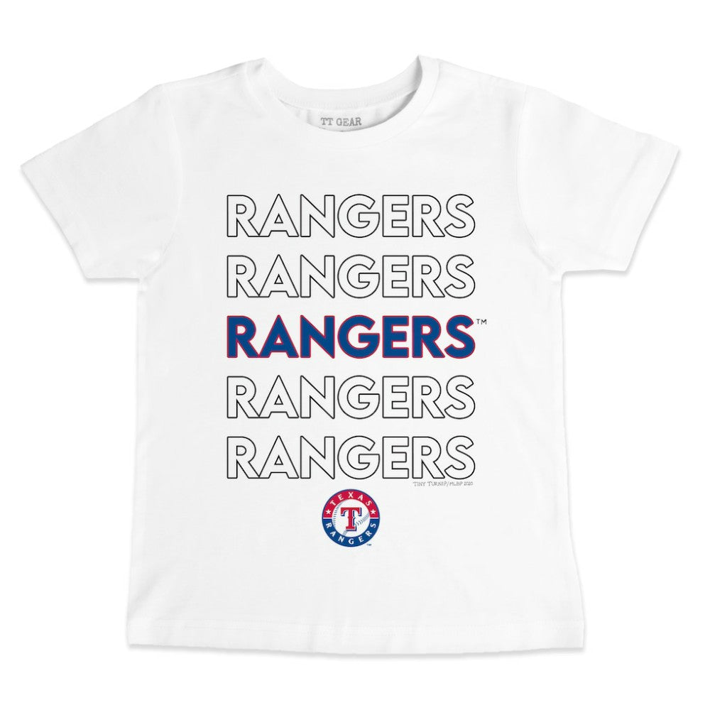 Texas Rangers Tiny Turnip Youth Stacked T-Shirt | MLB US