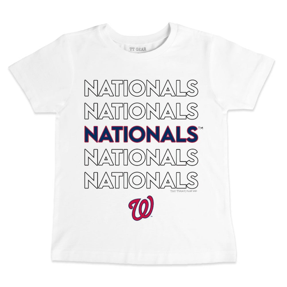 Washington Nationals Tiny Turnip Youth Stacked T-Shirt | MLB Near me