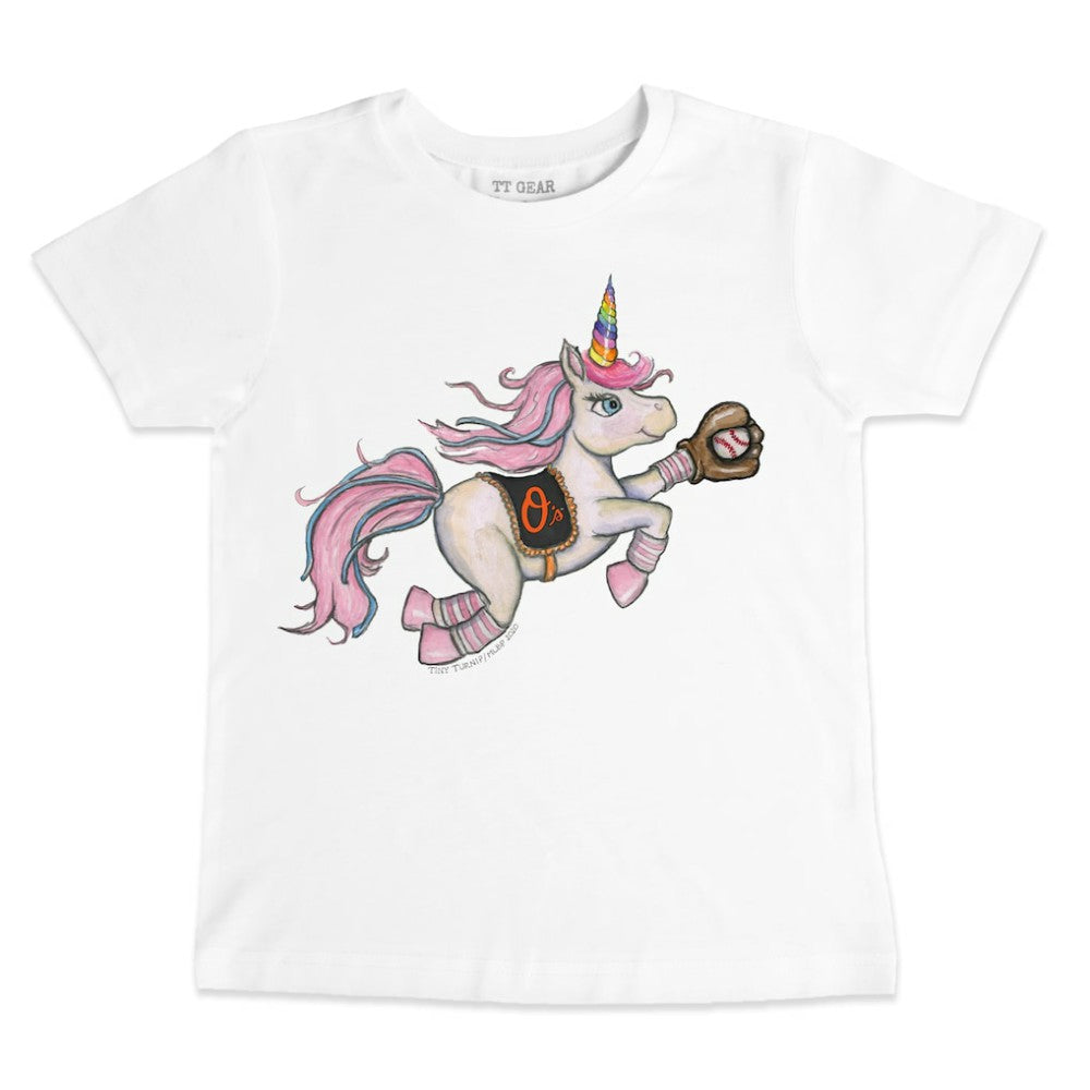 Baltimore Orioles Tiny Turnip Youth Unicorn T-Shirt | MLB US
