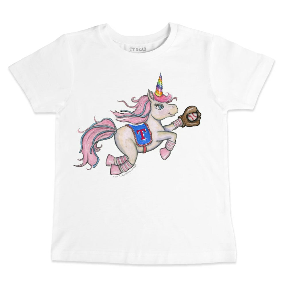 Texas Rangers Tiny Turnip Youth Unicorn T-Shirt | MLB Discount