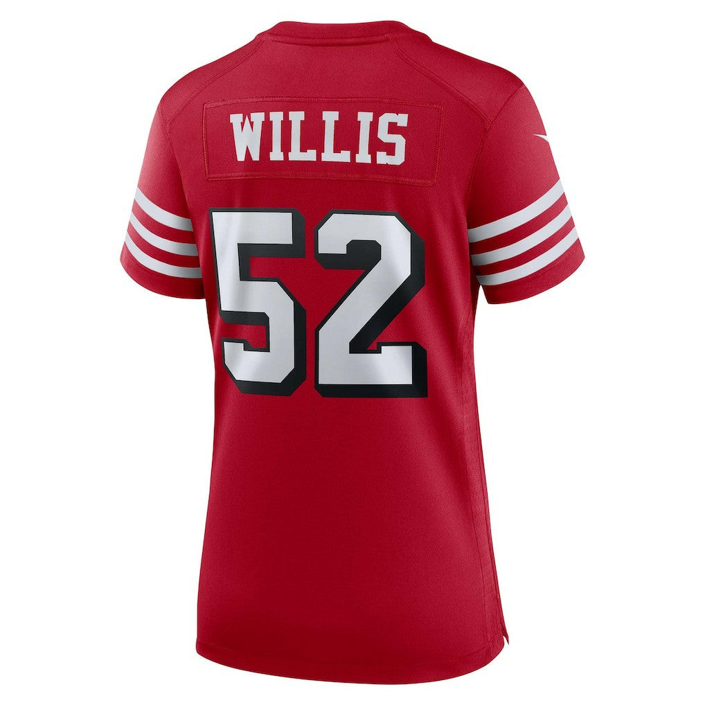 San Francisco 49ers Nike Patrick Willis  Women's Alternate Game Jersey