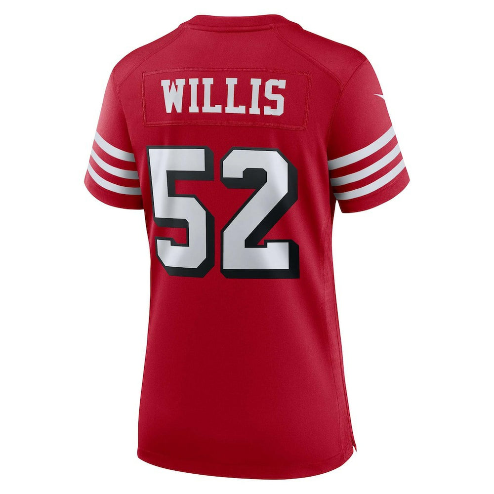 San Francisco 49ers Nike Patrick Willis  Women's Alternate Game Jersey