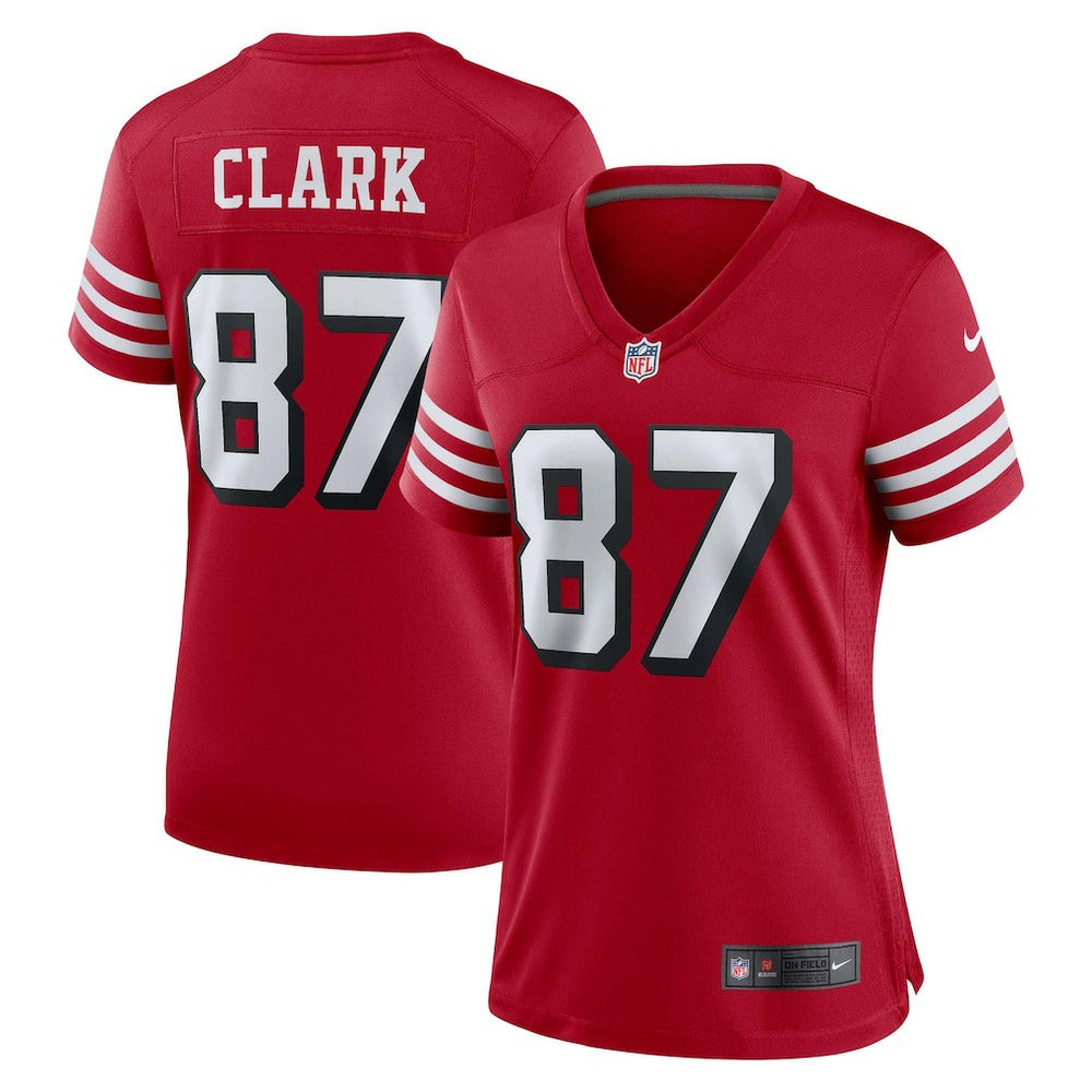 San Francisco 49ers Nike Dwight Clark  Women's Alternate Game Jersey