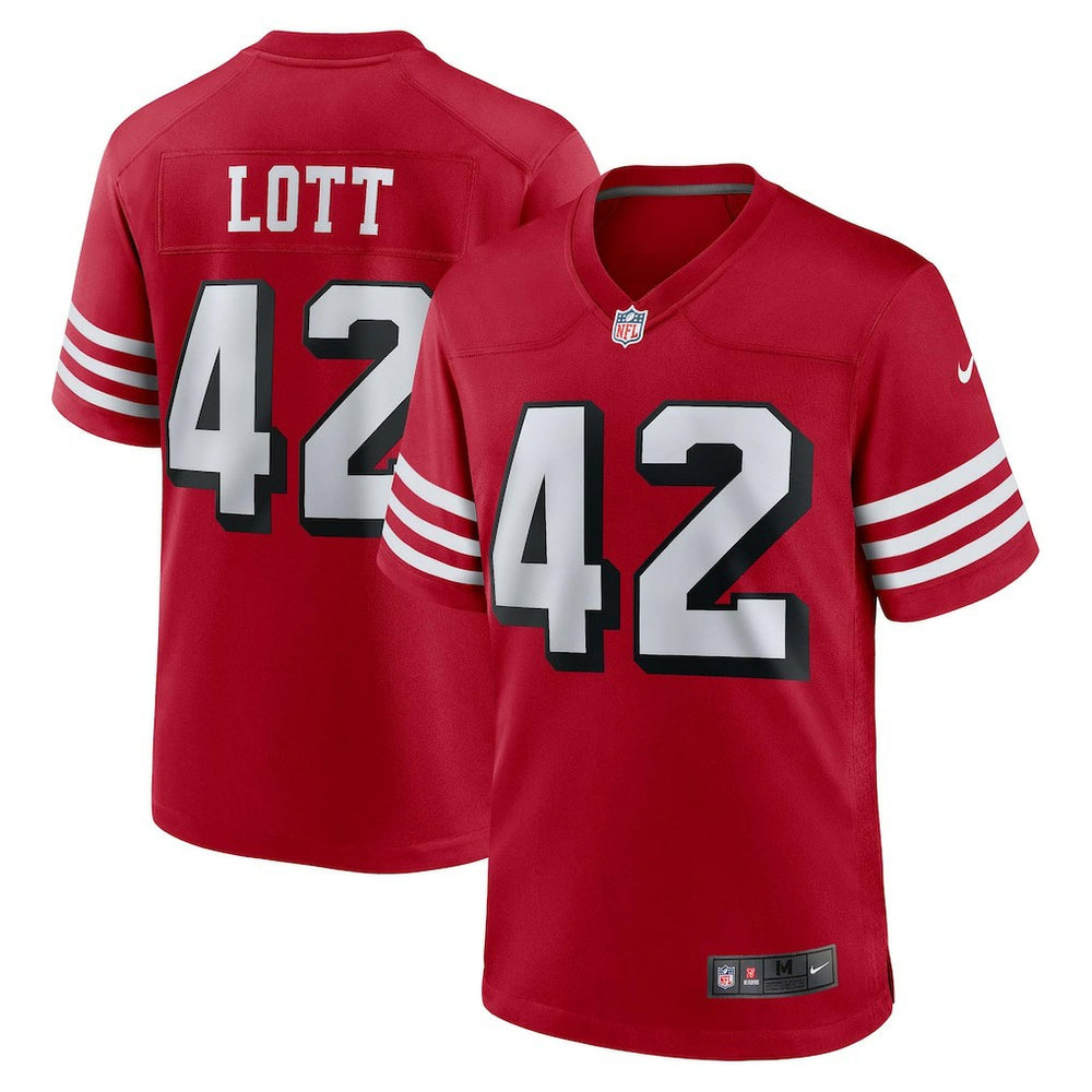 San Francisco 49ers Nike Ronnie Lott  Retired Player Alternate Game Jersey