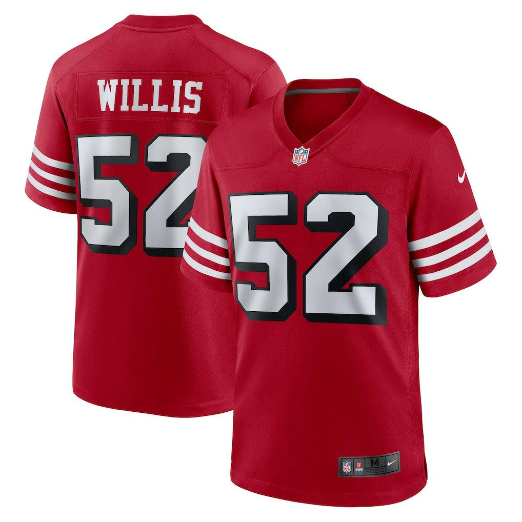 San Francisco 49ers Nike Patrick Willis  Retired Player Alternate Game Jersey