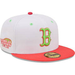 Boston Red Sox New Era 2004 World Series Strawberry Lolli 59FIFTY Fitted Hat | MLB For sale