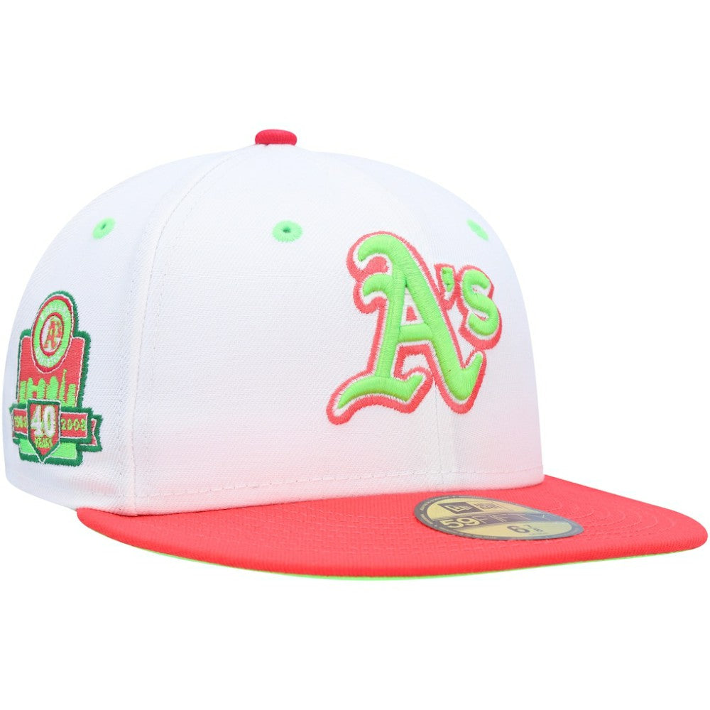 Athletics New Era 40th Anniversary Strawberry Lolli 59FIFTY Fitted Hat | MLB Online