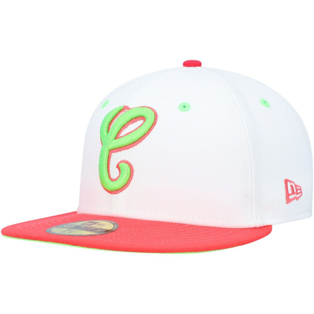 Chicago White Sox New Era Cooperstown Collection Comiskey Park 75th Anniversary Strawberry Lolli 59FIFTY Fitted Hat | MLB Discount