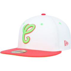 Chicago White Sox New Era Cooperstown Collection Comiskey Park 75th Anniversary Strawberry Lolli 59FIFTY Fitted Hat | MLB Discount