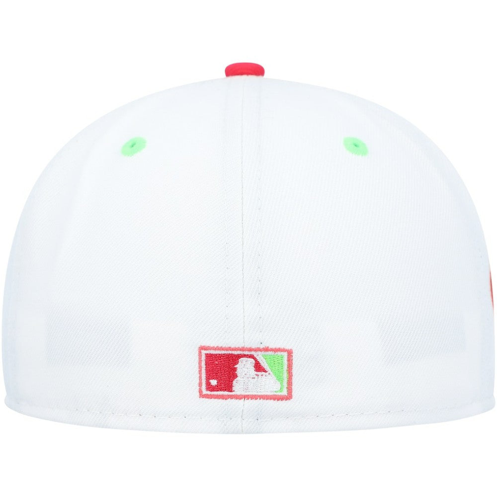 Chicago White Sox New Era Cooperstown Collection Comiskey Park 75th Anniversary Strawberry Lolli 59FIFTY Fitted Hat | MLB Discount